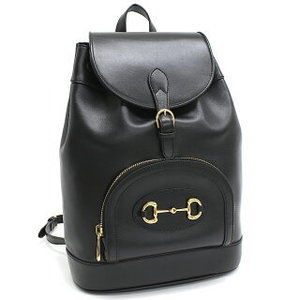 Gucci Backpack Horsebit Leather Black